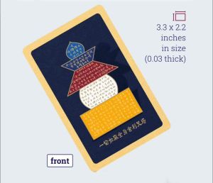 Feng Shui Amulet Card For Wealth For Health Lucky Charms Card For Home & Office