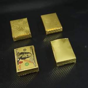 ✴️Ship Within 24H✴️ Premium Gold Waterproof Plastic Foil Luxury Poker Card Playing Cards Game Card Colourful 扑克牌