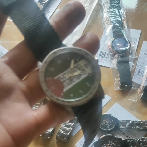 AJ SHOP Jam Tangan Custom PALESTINA Canvas Strap Couple Bisa Request Model Design Sendiri Chat Saja Terbaru