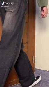 Celana Jeans Gombrong Pria Wisker Hitam Panjang Terbaru 2025