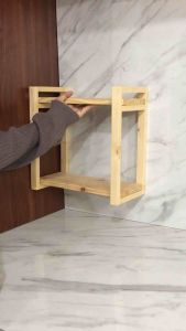 Rak Bumbu Dapur Serbaguna & Rak Susun Kayu