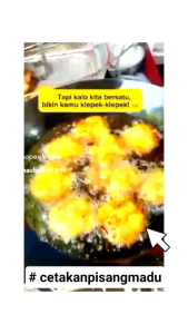 cetakan pisang madu / telor ceplok bentuk bulat & love