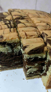 Kek Marble Buatan Sendiri @ Homemade