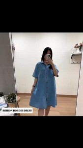 ATASAN WANITA RIBBON BORDIR DRESS