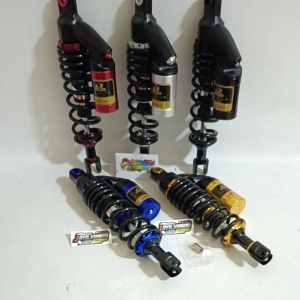 NEW Shockbreaker Shock Single Copy RCB Von Series Tabung Atas 310mm 330mm Matic Pnp Mio /Vario 110 125 150 /Beat /Xeon /Scoopy /Genio /X Ride/ Freego/ Aerox125 Dll