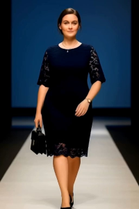 dress kondangan baju pesta mewah elegan - dress kombinasi