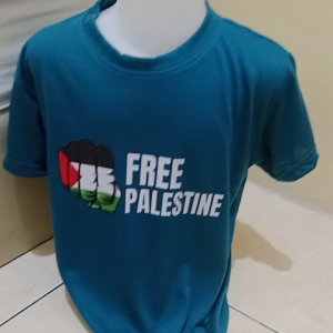 Kaos Anak Usia 2-10 Tahun Motif Free Palestina