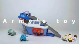ของเล่น HG ของเล่น Mini Scene Play Kits รุ่น เรือลำเลียง รถ Track Vehicles G0025