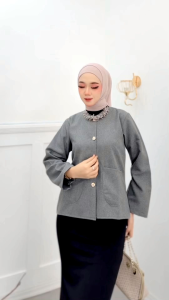 Terlaris Zahra Blezer Semiwoll Luxury Blezer Semiwoll Polos Cod