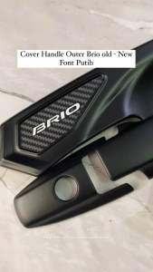 Cover Handle Outer Gagang Pintu Mobil Brio Old Sampai New Font Putih