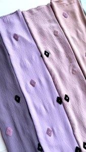 CRINGKEL POM POM | CEY AIRFLOW PUFF EMBROIDERY | POM POM SEGI EMPAT | Harga Per 05 Meter