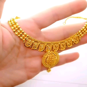 Rantai Leher Bombay Design India 23.86G Emas 916 Yon Hing