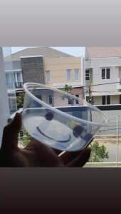 Thinwall ROUND 500ml + tutup / bowl tempat makan plastik bening KLIR - ANTI BOCOR - ANTI PECAH isi 25pcs