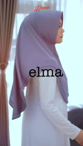 Elma Liana Size M Jilbab Instan Bergo Harian Premium