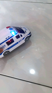 Mainan Mobil Polisi Baterai Police City Patrol Bump Go 3D Light no CR-54