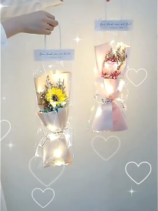 Soap Dried flowers Gifts for your Loved Ones Girlfriend/Mothers Day Birthday * Dried Flowers Artificial Rose Soap Flower Bouquet Gift
