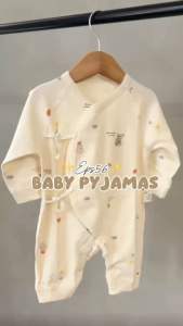 Day One 0-3months Cotton Infant Newborn Baby Pyjamas Set Baju Bayi - INS Series