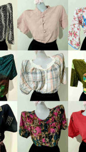 NEW ARRIVALS! Preloved / overruns Blouses mix sizes for women