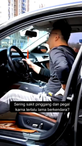 Sandaran Jok Mobil Sopir Punggung Kursi Kerja Serbaguna Penyangga Anti Pegal Capek MSV