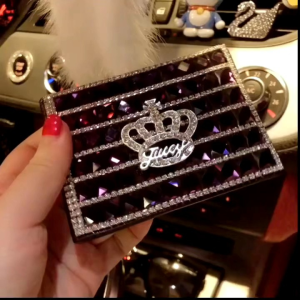 Dompet SIM crown bling bling | Dompet kartu hias bling-bling