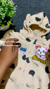 Jaket Bayi Sweet Kucing 2-12 Bulan