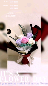 Dried Flowers Rose Soap Flowers Bouquet/birthday/anniversary/valentineday/specialday