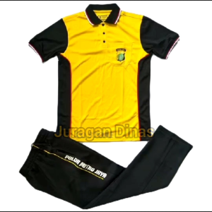 Setelan training baju olahraga polisi jatah polri pembagian polda metro jaya