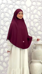 JESNA - KHIMAR BANDANA QUENA  XL KHIBAN HIJAB FRENCHKHIMAR SYARI