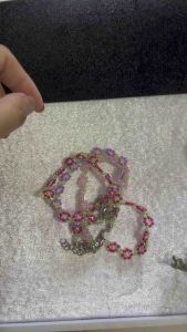 Vòng Tay Lắc Tay Vòng Hoa Handmade Bằng Cườm Xinh Xắn Dễ Thương