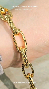 [BT5266] Zhulian Rantai tangan Duit Syiling Emas Saduran/ Gold Plated Bracelet Jewellery