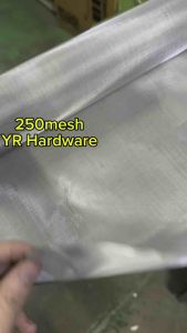 250mesh Stainless Steel Wire Mesh SS304 Netting Fine Filter S/S Mesh 250mesh