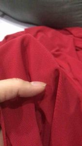 Vải thun lưới dai màu đỏ loại dày co giãn 4 chiều (khổ 1m55)may đầm dạ hội áo kiểu thiết kế thời trang