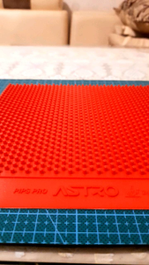 karet bintik panjang (ASTRO) bintik bertahan long pips rasa ful proses