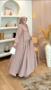 NADLURA RM DRESS GAMIS MODE TERBARU BEST SELLER DAN REAL ORIGINAL