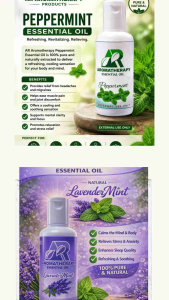 Aromatherapy Essential Oils Lavender Peppermint Sweet Orange Citronella 100% Pure Natural Massage Oil Relaxation Travel 60m for aches and painsl