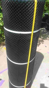 Plastic Screen Black 1/2 Hole 4feet Height 30meters Length 1roll for Gardening and Protection