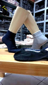 3pasang Kaos kaki Pendek Pria wanita / Kaos kaki Pendek Polos warna