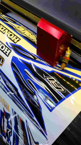 P Sticker สติ๊กเกอร์แต่งชุดแต่ง Wave110i ปี2012-2018 ลาย FIRE