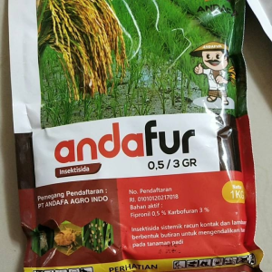Insektisida ANDAFUR 1kg: Pengendali Hama Mbuk & Pengerek Batang