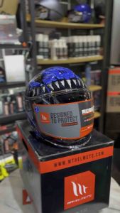 MT LIMITED EDITION HELMET Vernon Kraken Gloss Blue base