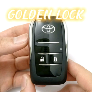 Vỏ chìa khoá độ gập xe Toyota Vios Fortuner Camry Corolla Innova 2 nút 2003 -2014