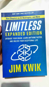 Limitless by Jim Kwik (paperback) w/ Free Ebook and Bookmark