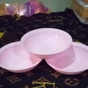 Tupperware small plate isi 3pcs ori