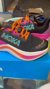 ใหม่ล่าสุด 🔥 HOKA SKYWARD X สีดำ รองเท้าวิ่งผู้ชาย support และทำความเร็ว