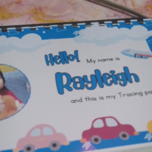 Personalized Tracing Pad(message us before placing your order for your name and photo)