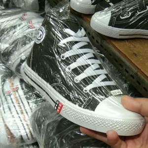 SEPATU SEKOLAH N/B BOT SOL PUTIH KUNING SD.SMPSMA TOP SELLER