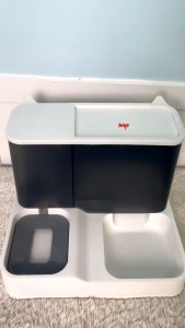 TEMPAT MAKAN & MINUM KUCING MODEL SEKAT 2IN1
