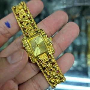 Terbaru - JAM TANGAN FASHION WANITA TALI RANTAI STAINLESS / JAM TANGAN KASUAL WANITA MEWAH ANTI AIR FREE BATERAI CADANGAN