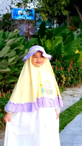 Vitto Explore Hijab Topi Risleting Anak Perempuan 2-10 th