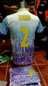 kaos Voli cewe cowo full printing